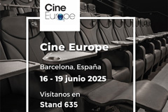 EZCARAY SEATING wird in Kürze auf der CINE EUROPE 2025 Messe vertreten sein