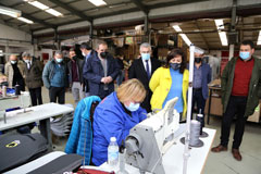 Einweihung der neuen Einrichtungen von EZCARAY SEATING