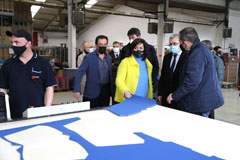 Einweihung der neuen Einrichtungen von EZCARAY SEATING