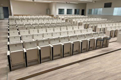 PRESSERAUM DES SANTIAGO BERNABÉU STADION • MADRID• SPANIEN