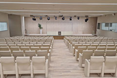 PRESSERAUM DES SANTIAGO BERNABÉU STADION • MADRID• SPANIEN