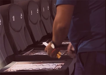 This is how installation takes place at Ezcaray Seating